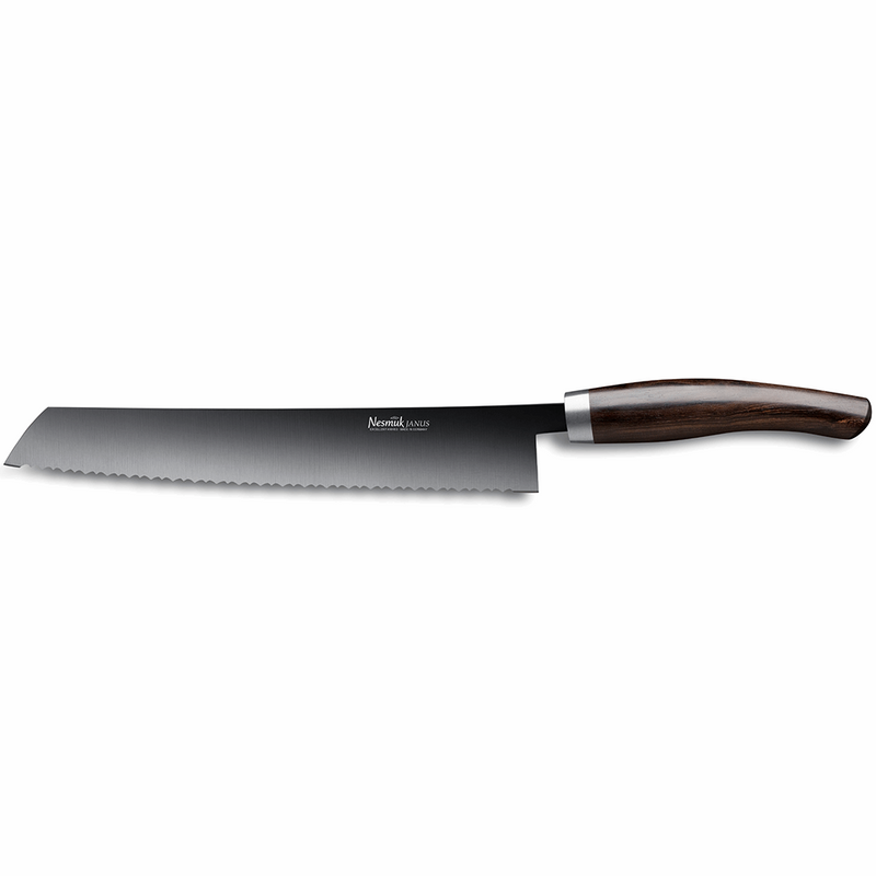 Nesmuk Janus bread knife grenadilla