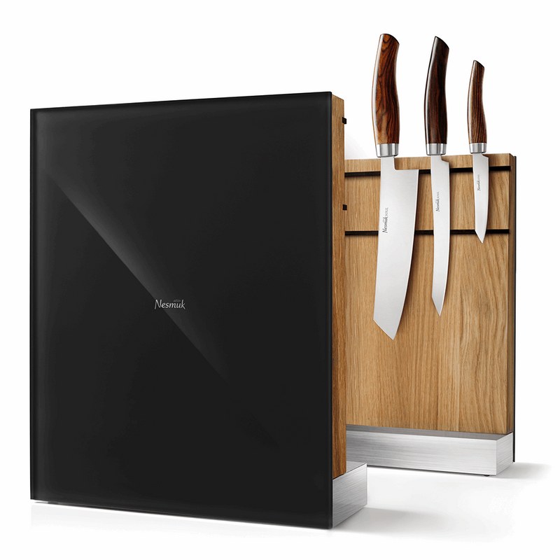 Nesmuk knife holder oak black