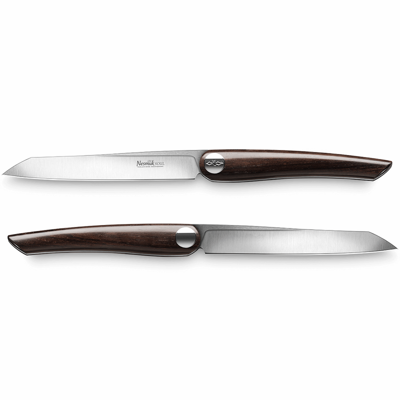 Nesmuk Soul steak knife grenadilla