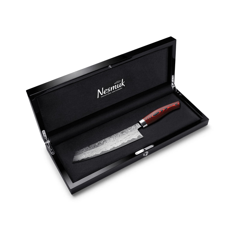 Exclusive C150 chef's knife Micarta Red box