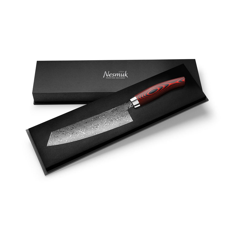 C90 chef's knife 180 Micarta Red box