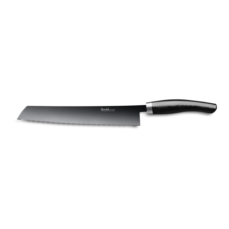 JANUS bread knife 270 Micarta Black