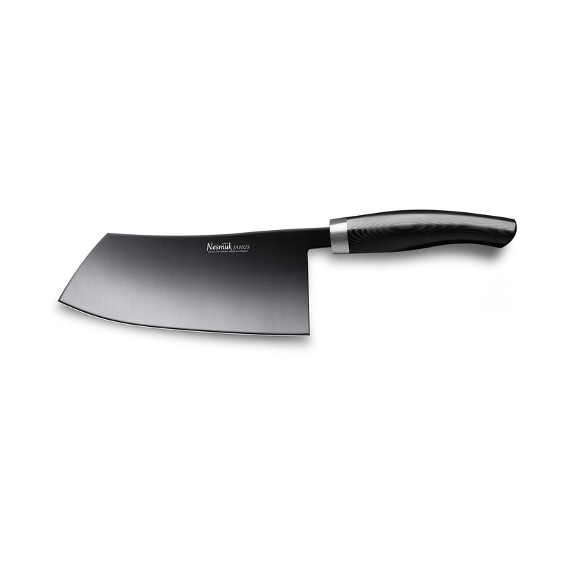 Janus Chinese chef's knife 180 Micarta Black