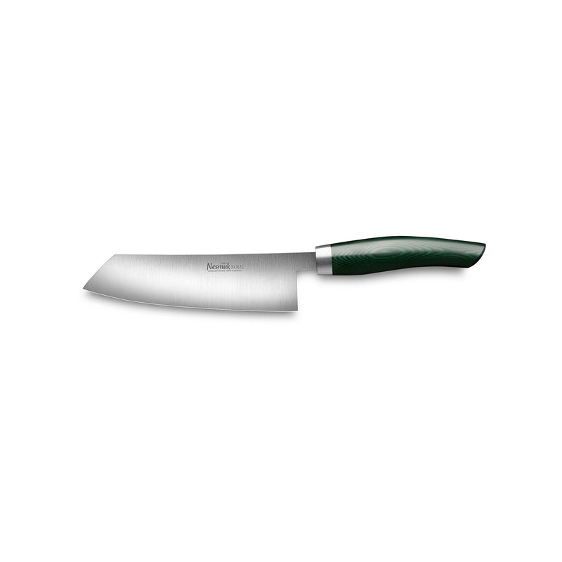 SOUL chef's knife 140 Micarta Green